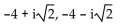 <strong>Solve. Give exact solutions. </strong> A) B) C) D) -2, 6