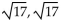 <strong>Solve. Give exact solutions. + 8x + 16 = 17</strong> A) B) 13 C) D)