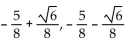 <strong>Solve. Give exact solutions. </strong> A) B) C) D)