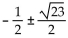 <strong>Solve the equation by completing the square. + x + 6 = 0</strong> A) B) C) D)