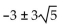 <strong>Solve by completing the square. = - 3y + 9</strong> A) B) C) D)