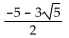 <strong>Solve by completing the square. + 5x - 5 = 0</strong> A) B) C) D)