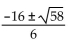<strong>Solve. = -16x - 1</strong> A) B) C) D)