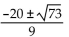 <strong>Solve. = -20x - 3</strong> A) B) C) D)