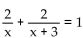 <strong>Solve. </strong> A) 2, -3 B) 2 C) 3 D) -2, 3