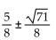 <strong>Solve. = 5x - 6</strong> A) B) C) D)
