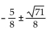 <strong>Solve. = 5x - 6</strong> A) B) C) D)