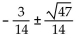 <strong>Solve. + 3x + 2 = 0</strong> A) B) C) D)