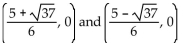 <strong>Find the x-intercepts. f(x) = - 5x - 1</strong> A) B) C) D)