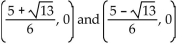 <strong>Find the x-intercepts. f(x) = - 5x - 1</strong> A) B) C) D)