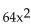 <strong>Find the x-intercepts. f(x) = - 32x + 4</strong> A) No x-intercepts B) C)