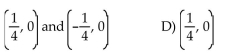 <strong>Find the x-intercepts. f(x) = - 32x + 4</strong> A) No x-intercepts B) C)