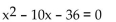 <strong>Solve. Round results to the nearest thousandth. </strong> A) 23.276, -13.276 B) 12.810, -2.810 C) 13.276, -23.276 D) 2.810, -12.810