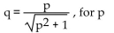 Solve the formula for the indicated letter. Assume that all variables represent nonnegative numbers. -