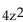 Determine the nature of the solutions of the equation. -1 + = -2z