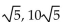 Write a quadratic equation having the given numbers as solutions. -
