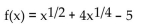 Find the x-intercepts of the function. - 