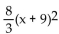 Without graphing, find the vertex. -f(x) =   - 8