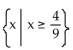 <strong>Find the domain of f. f(x) = </strong> A) B) C) D)