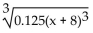 <strong>Simplify. </strong> A) 0.5(x + 2) B) 0.25(x + 8) C) 0.5(x + 8) D)