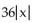 <strong>Find the following. Assume that letters can represent any real number. </strong> A) B) Not a real number C) 6x D)
