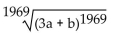 <strong>Find the following. Assume that letters can represent any real number. </strong> A) B) C) 3a + b D)