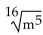 Rewrite with rational exponents. - 
