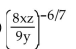 Rewrite with positive exponents, and simplify, if possible. -