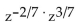 Use the laws of exponents to simplify. Write the answer with positive exponents. -