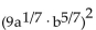 Use the laws of exponents to simplify. Write the answer with positive exponents. -