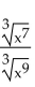 Use rational exponents to simplify. Write the answer in radical notation if appropriate. -