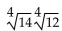 Use rational exponents to write a single radical expression. -