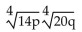 Use rational exponents to write a single radical expression. -
