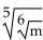 Use rational exponents to write a single radical expression. -