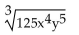 Simplify by factoring. Assume no radicands were formed by raising negative numbers to even powers. -