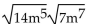 Multiply and simplify. Assume no radicands were formed by raising negative numbers to even powers. -