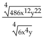 Divide and simplify. Assume that all expressions under radicals represent positive numbers. -