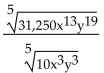 Divide and simplify. Assume that all expressions under radicals represent positive numbers. -