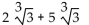 Add or subtract. Then simplify by collecting like radical terms, if possible. -
