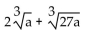 Add or subtract. Then simplify by collecting like radical terms, if possible. Assume that no radicands were formed by raising negative numbers to even powers. -