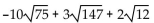 Add or subtract. Then simplify by collecting like radical terms, if possible. Assume that no radicands were formed by raising negative numbers to even powers. -
