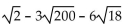 Add or subtract. Then simplify by collecting like radical terms, if possible. Assume that no radicands were formed by raising negative numbers to even powers. -