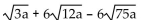 Add or subtract. Then simplify by collecting like radical terms, if possible. Assume that no radicands were formed by raising negative numbers to even powers. -
