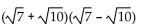 Multiply. Assume that no radicands were formed by raising negative numbers to even powers. -