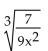 Rationalize the denominator. Assume that no radicands were formed by raising negative numbers to even powers. -