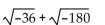 Express in terms of i. - 