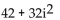 Simplify to the form a + bi. - 