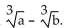 Write the word or phrase that best completes each statement or answers the question. Provide an appropriate response. -Use what you know about factoring a difference of cubes to devise a method for rationalizing a denominator of the form