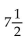 <strong>Evaluate. , when p = 14 and q = 2</strong> A) 6 B) 7 C) 8 D)