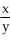 <strong>Translate the phrase to an algebraic expression. x subtracted from y</strong> A) B) C) x - y D) y - x